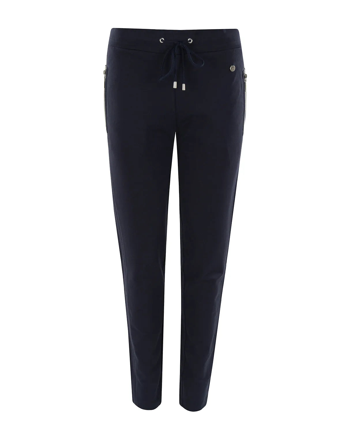Jersey Joggpants mit Taillenzug - Hajo Mode