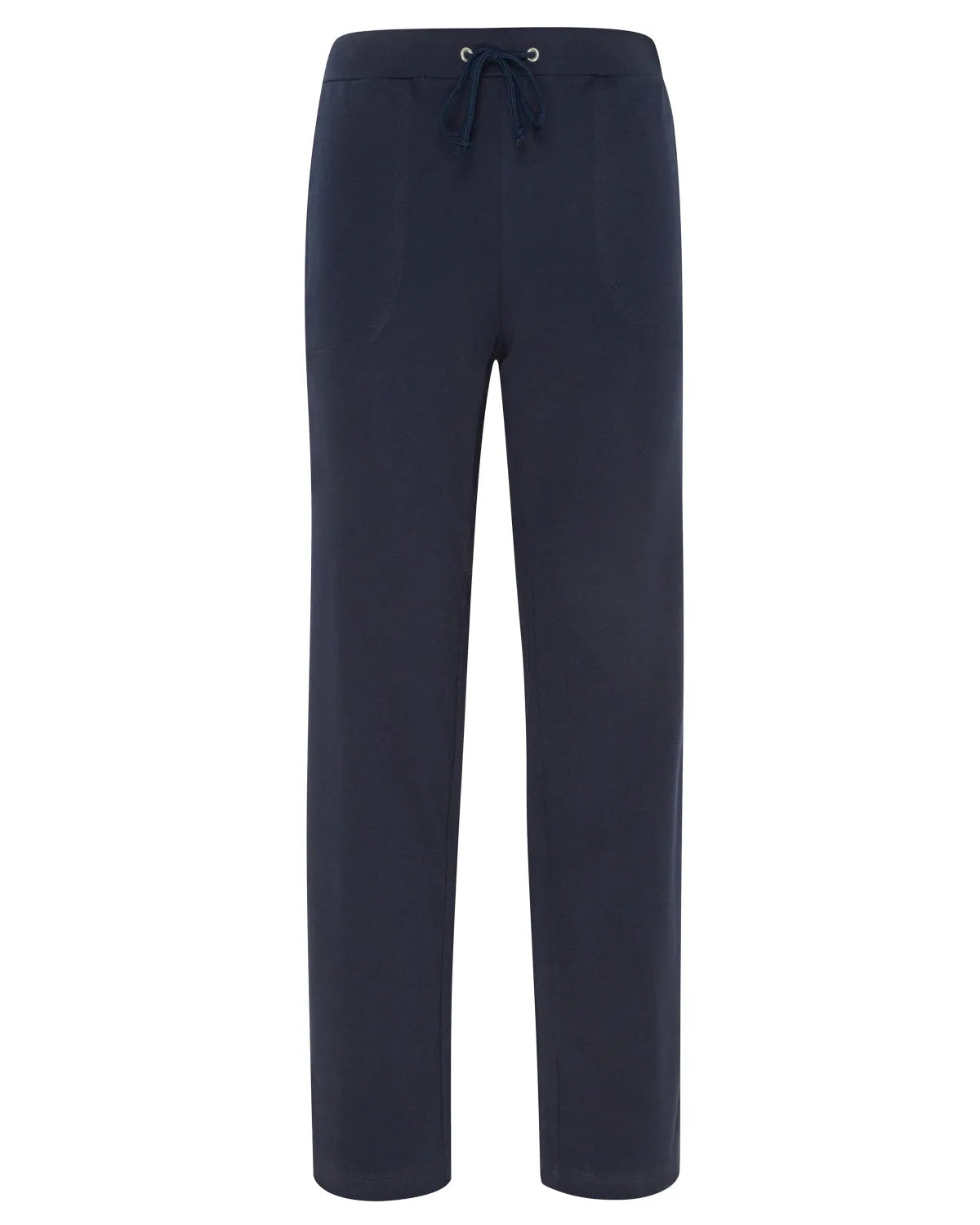 Marineblaue Jogginghose mit Kordelzug, entspannter Passform und elastischem Bund.