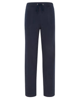 Marineblaue Jogginghose mit Kordelzug, entspannter Passform und elastischem Bund.