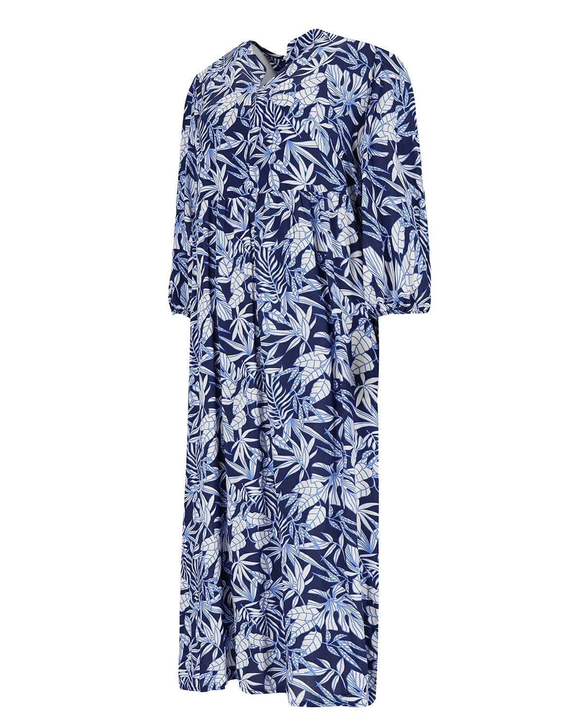 Kleid Viskosebatist bedruckt 1/1 Arm - 19740-609-38 - Hajo Mode
