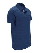 Navyblaues Poloshirt strukturiert Stay Fresh mit Brusttasche