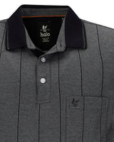 Poloshirt in längs verlaufender Optik und stay fresh-Qualität - Hajo Mode