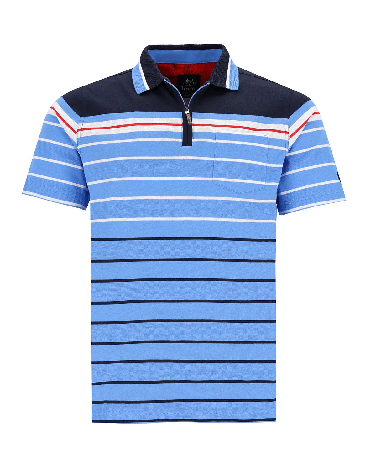 Poloshirt in Strukturmix - 27544-620-48 - Hajo Mode