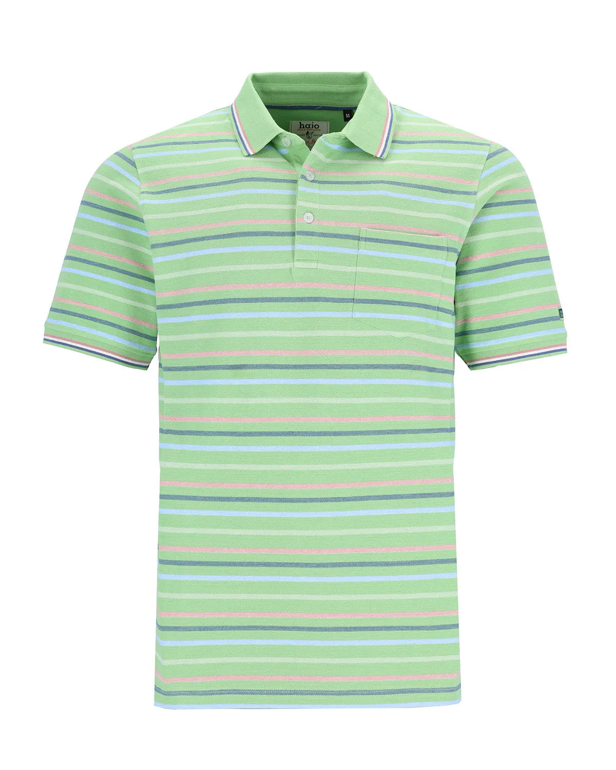 Poloshirt mit garngefärbtem Ringelverlauf - 27589-592-48 - Hajo Mode