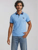 Pikee-Polo mit dezenter Bruststickerei  in stay fresh-Qualität