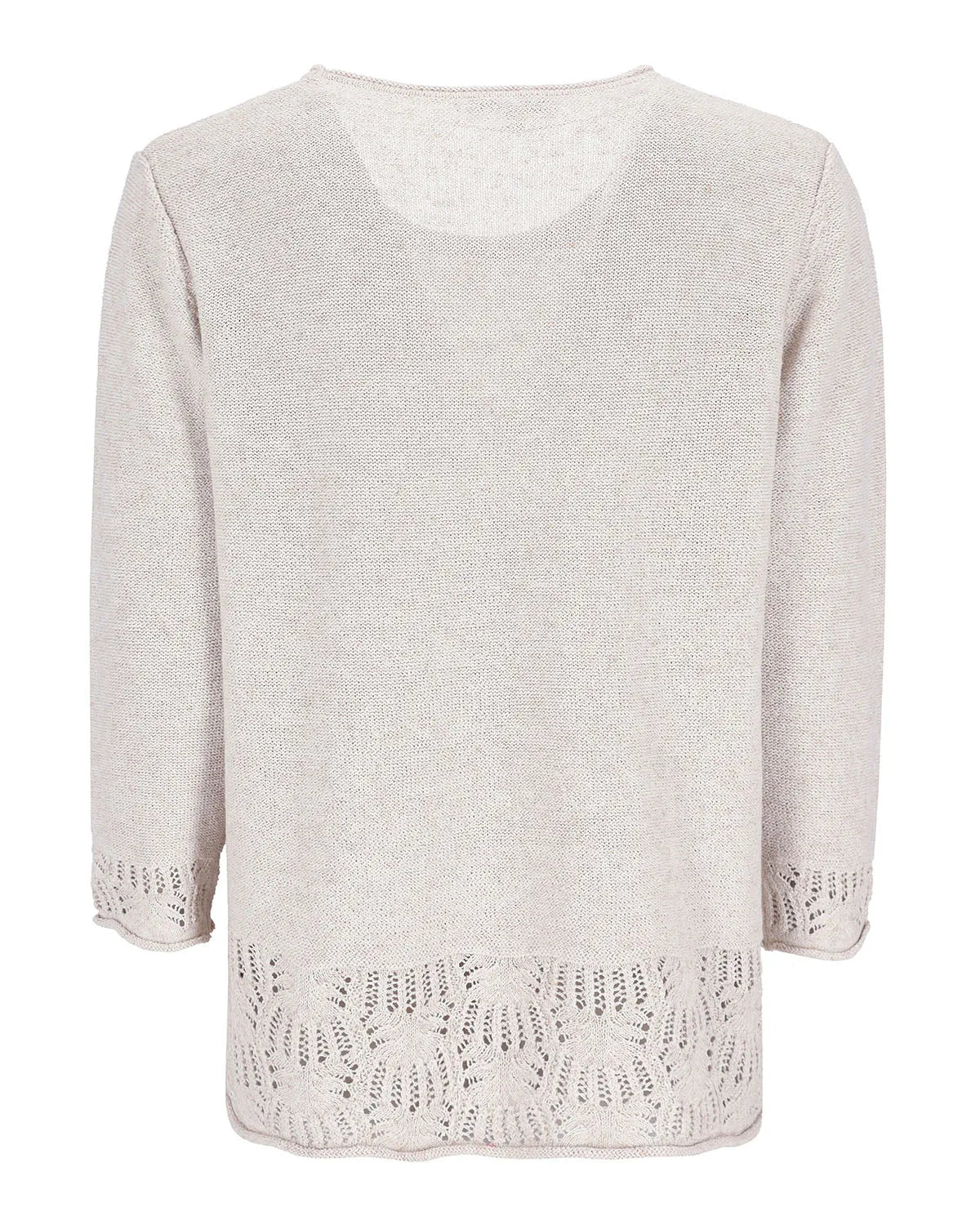 Pullover Moulinéoptik 3/4 Arm - 19712-624-38 - Hajo Mode