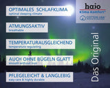 Haajo Klima-Komfort-Baumwoll-Pyjama-Oberteil in weichem Weiß, mit atmungsaktivem und temperaturregulierendem Stoff für optimalen Schlafk comfort.