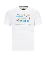 Rundhals-T-Shirt in Flammengarn - 27579-200-S - Hajo Mode