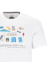 Rundhals-T-Shirt in Flammengarn - 27579-200-S - Hajo Mode