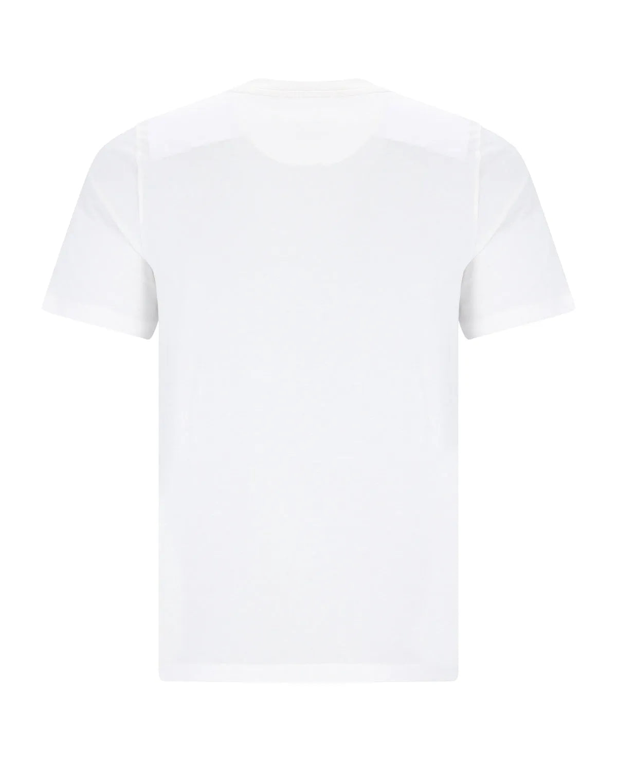 Rundhals-T-Shirt mit Frontprint in reiner Baumwolle - Hajo Mode