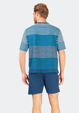 Schlafanzug mit Bündchen Premium Cotton / Tencel - 53600-683-52 - Hajo Mode