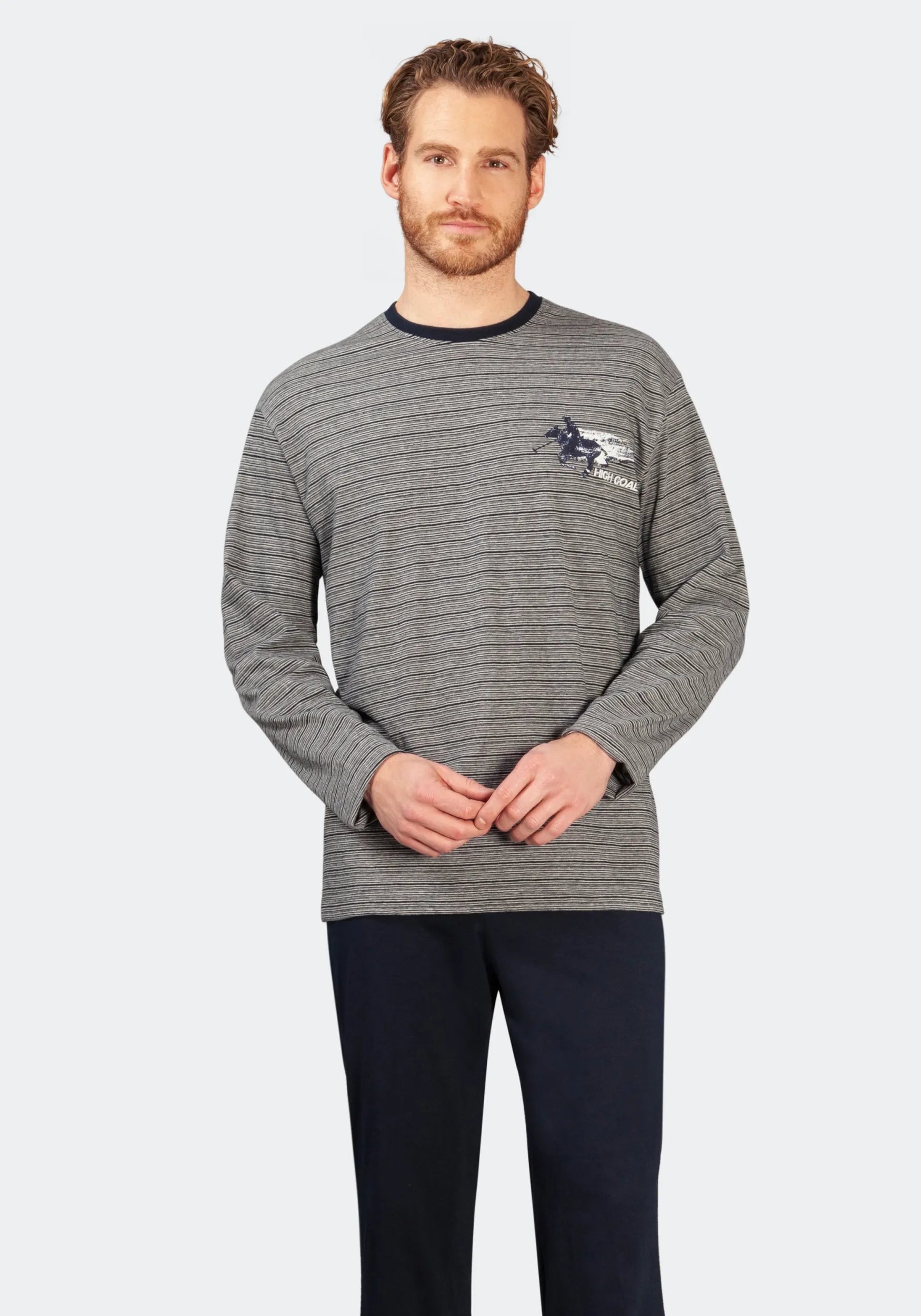 Schlafanzug Premium Cotton - 53663-609-48 - Hajo Mode