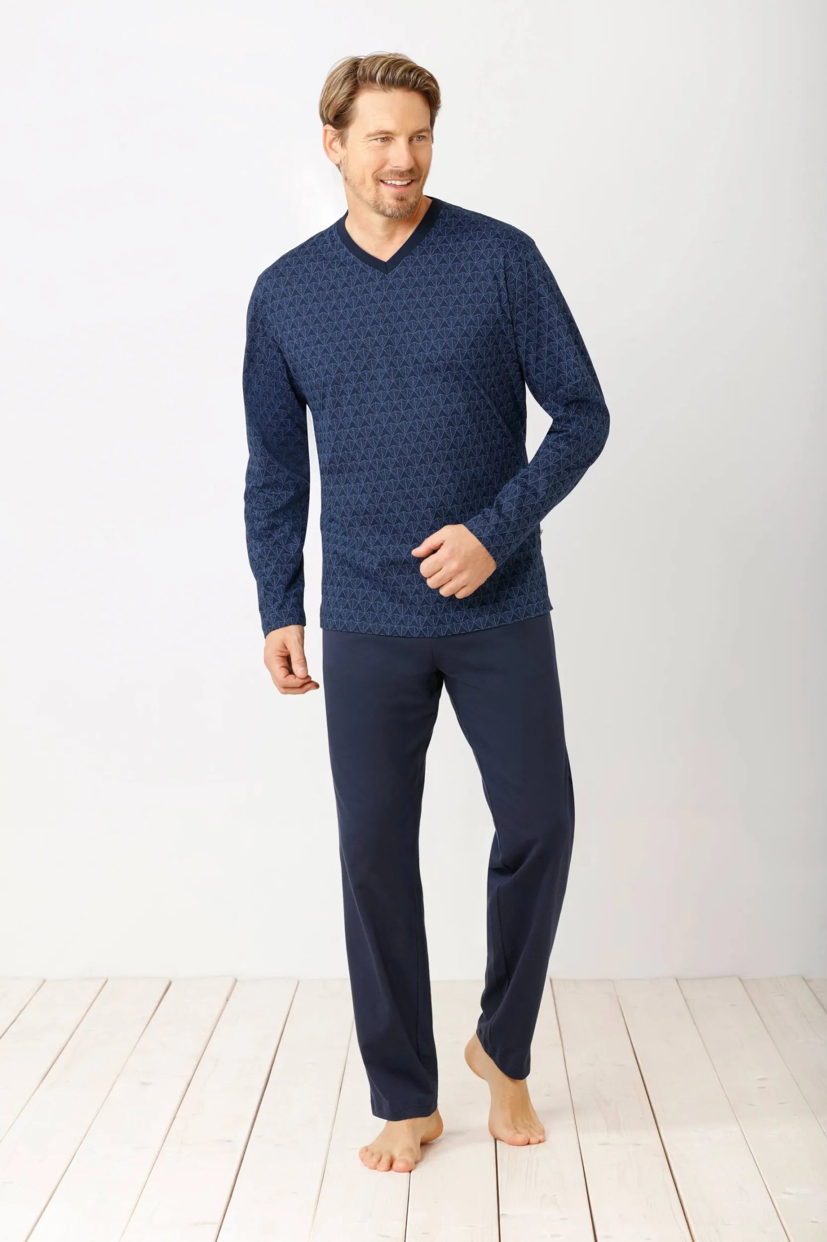 Schlafanzug Premium Cotton - 53724-609-52 - Hajo Mode