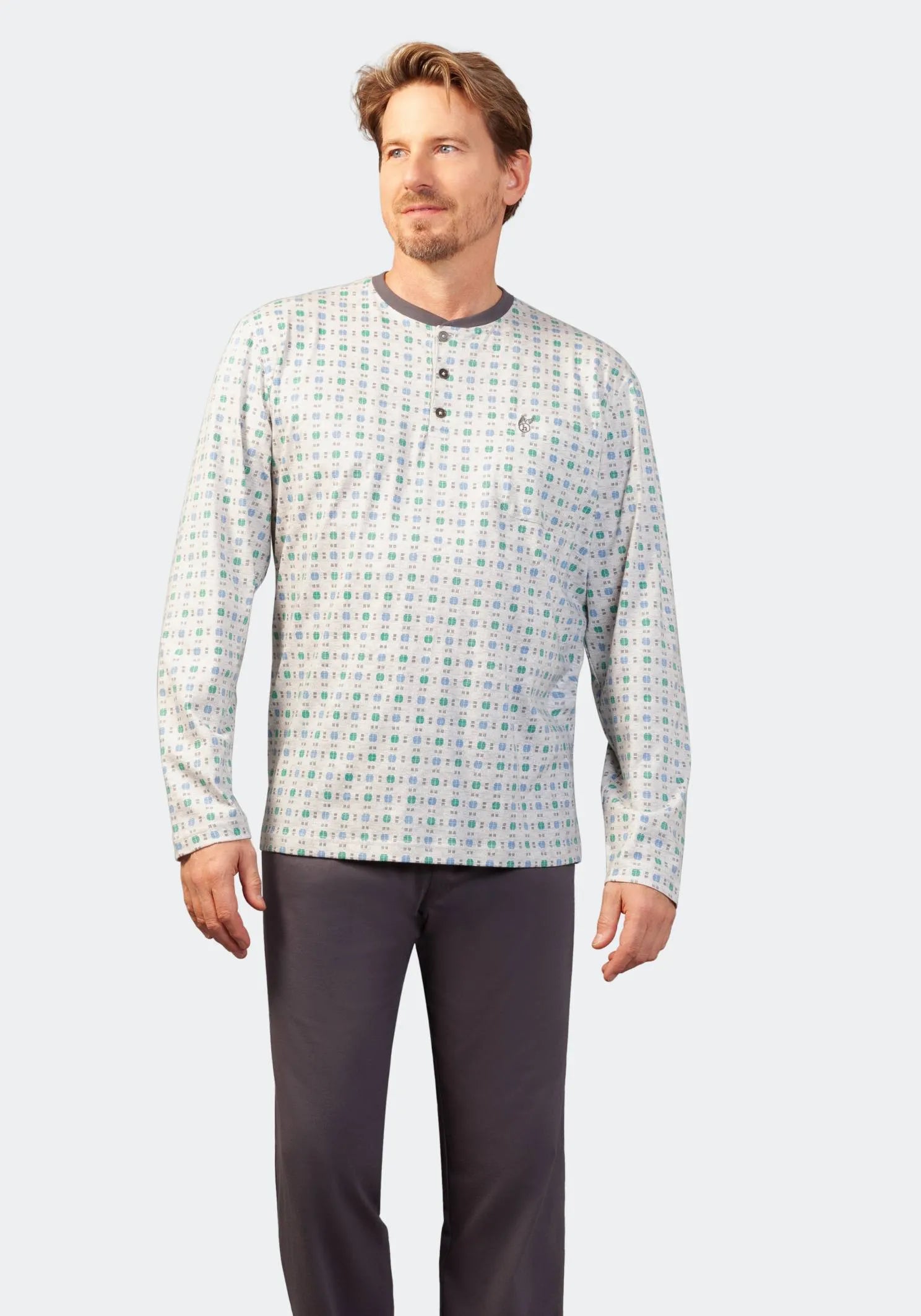 Schlafanzug Premium Cotton - 53722-122-48 - Hajo Mode