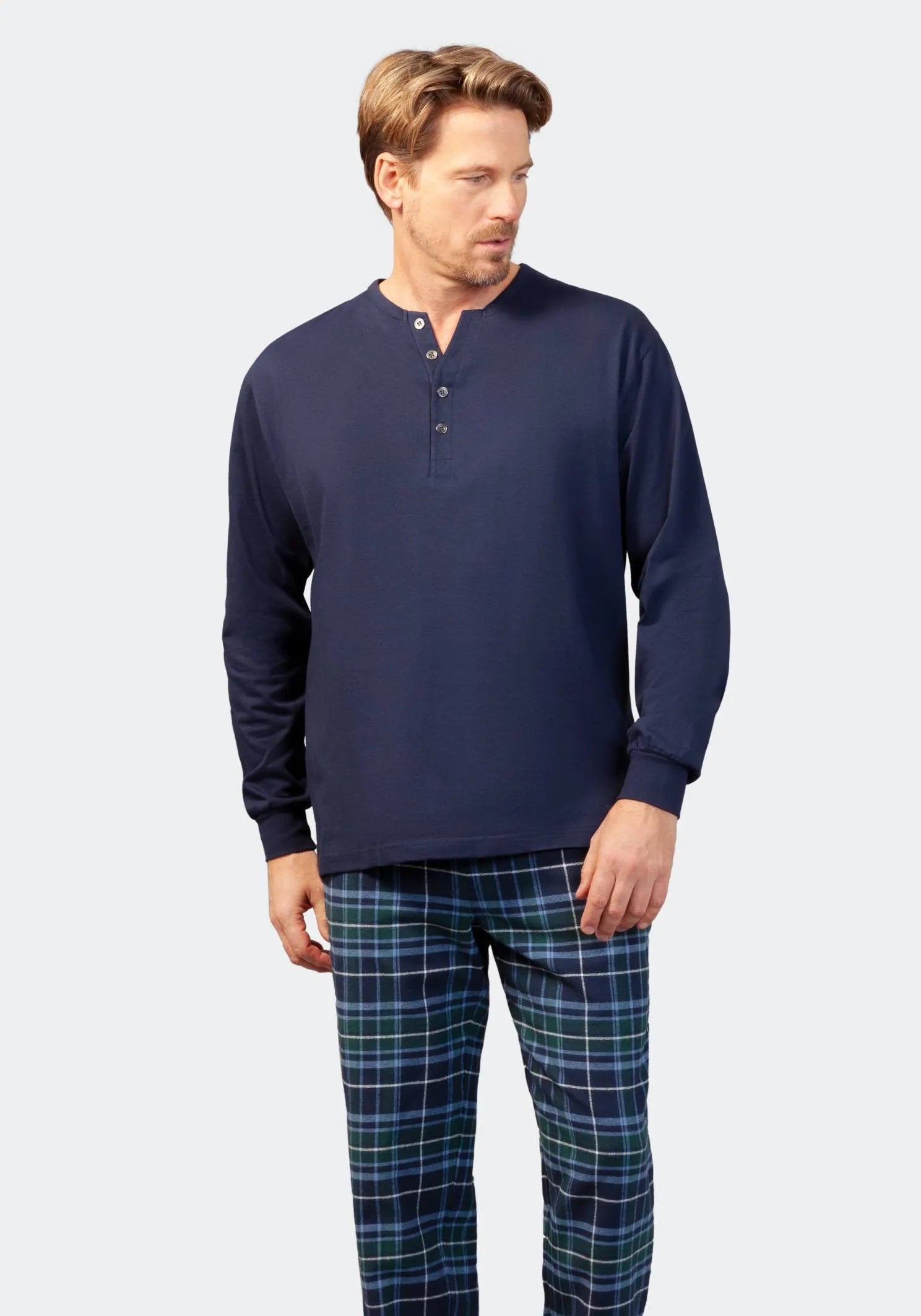 Schlafanzug Premium Cotton/Flanell - 53737-609-50 - Hajo Mode