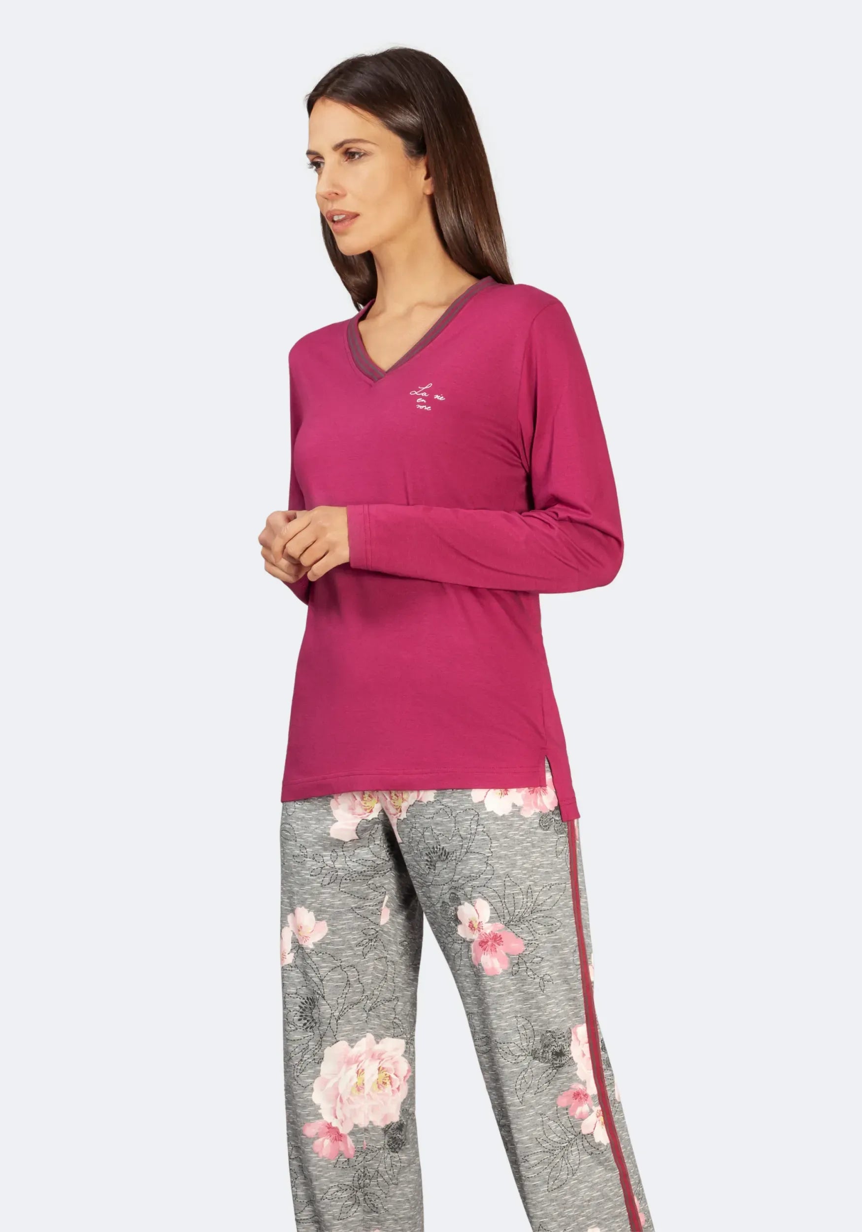 Schlafanzug Premium Cotton / Tencel - 45898-362-36/38 - Hajo Mode