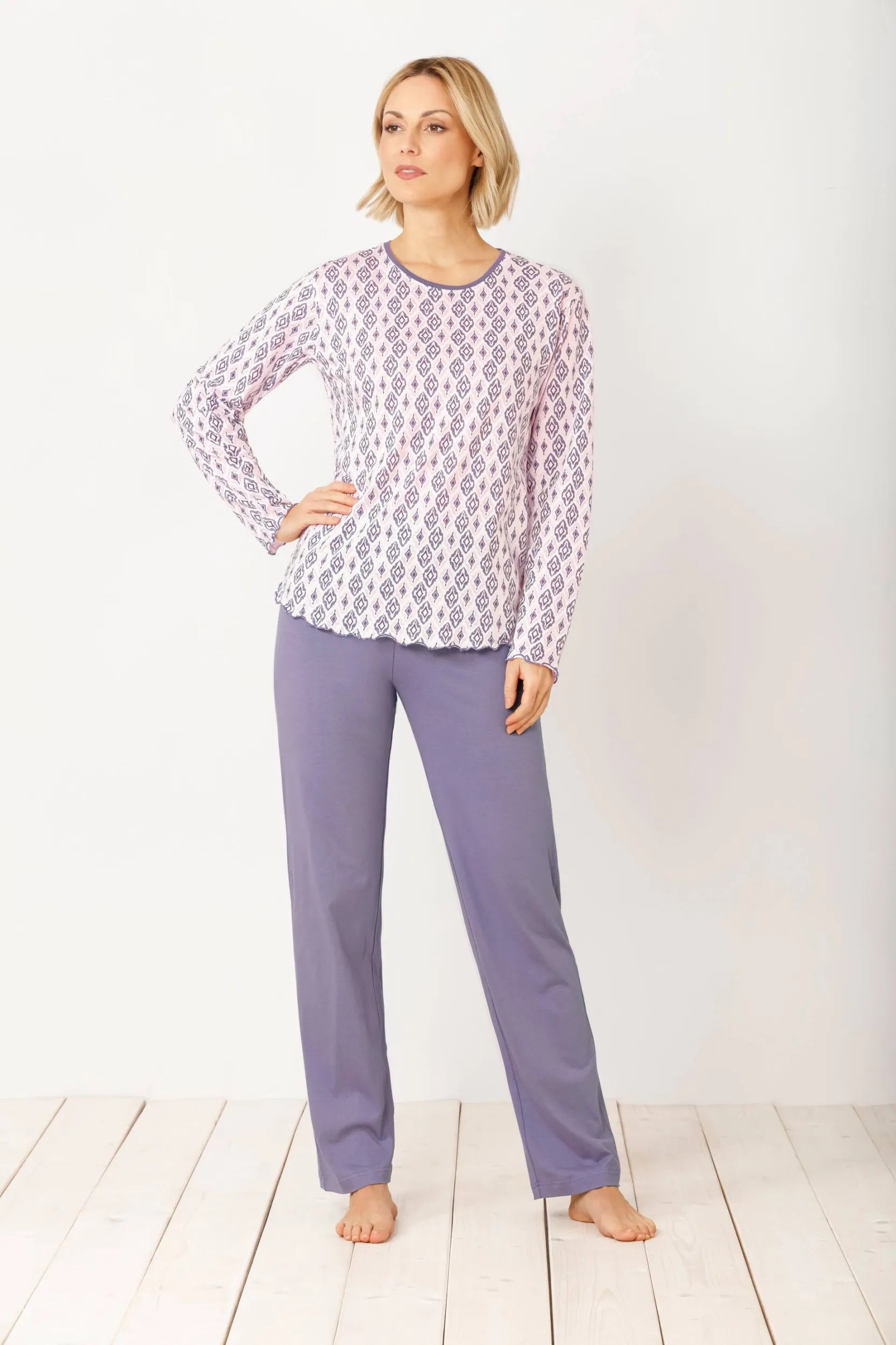 Schlafanzug Premium Cotton/Tencel - 46120-733-40/42 - Hajo Mode