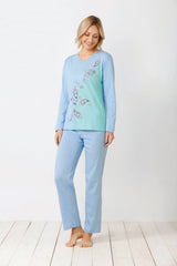 Schlafanzug Premium Cotton/Tencel - 46097-651-36/38 - Hajo Mode
