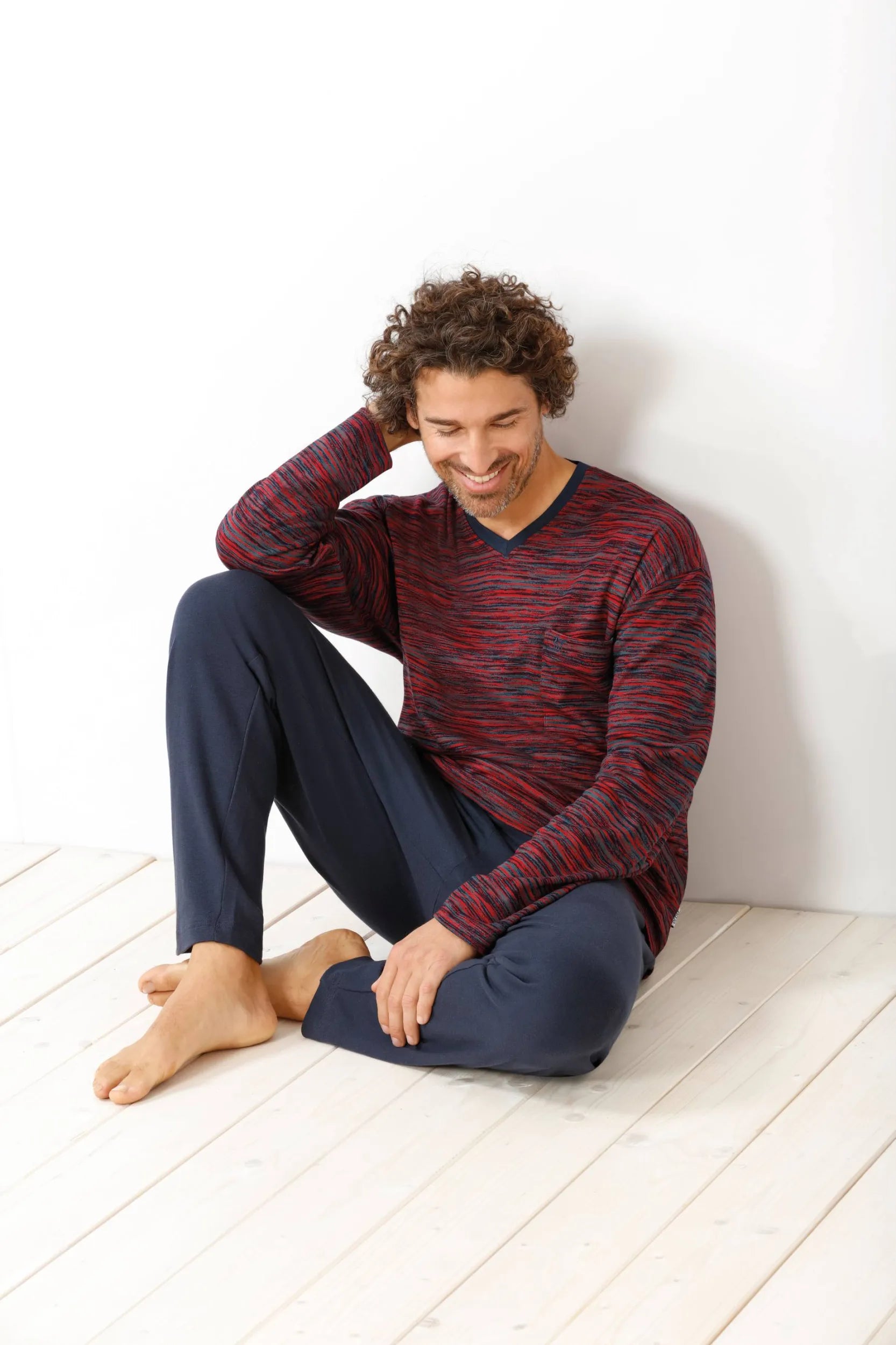 Schlafanzug Premium Cotton/Tencel/Feininterlock - 53730-636-48 - Hajo Mode