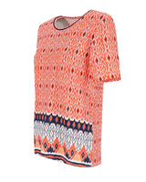 Shirt 1/2 Arm Ikat-Print - 19791-357-38 - Hajo Mode