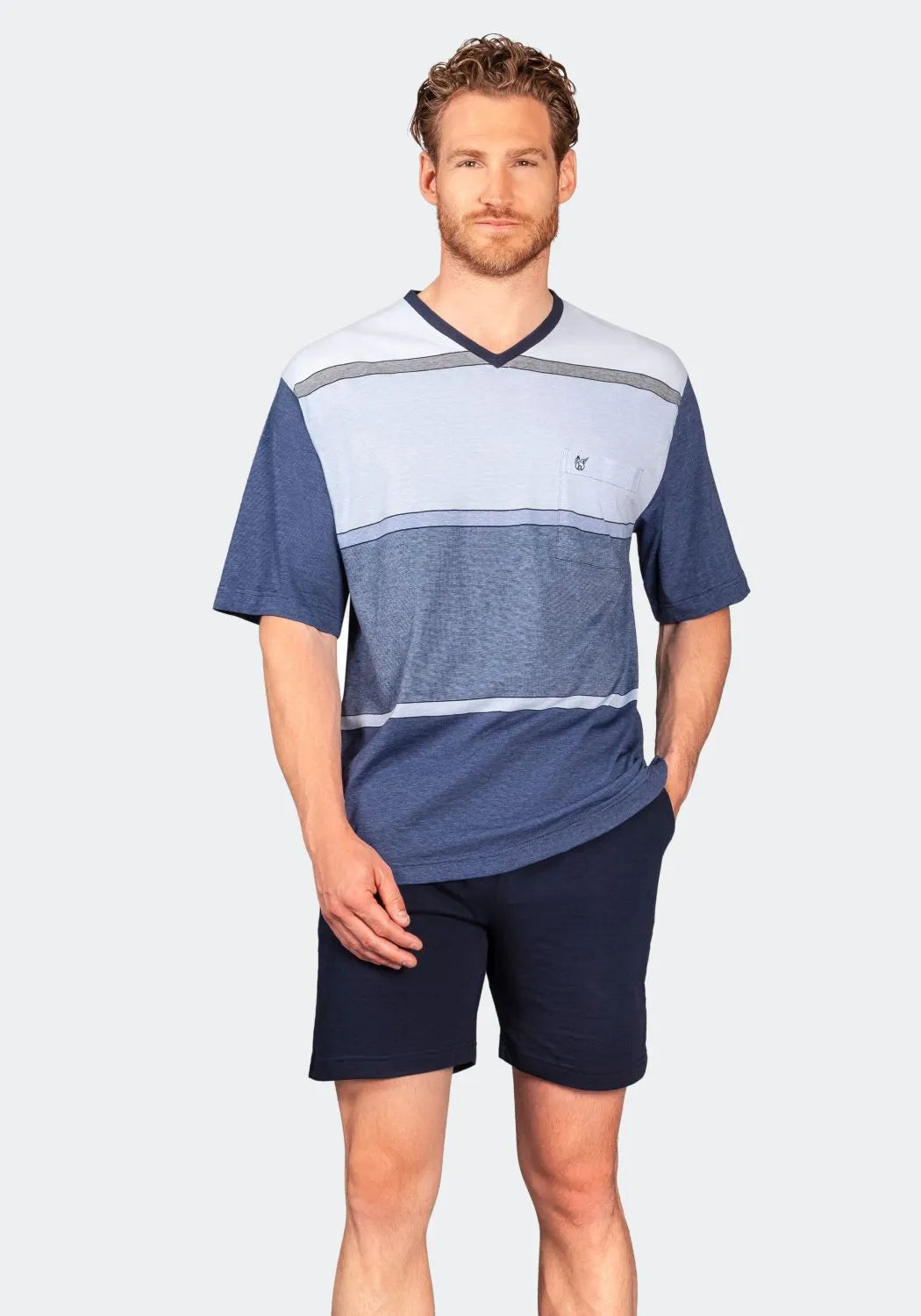 Shorty Schlafanzug Klima-Light - 53695-621-48 - Hajo Mode