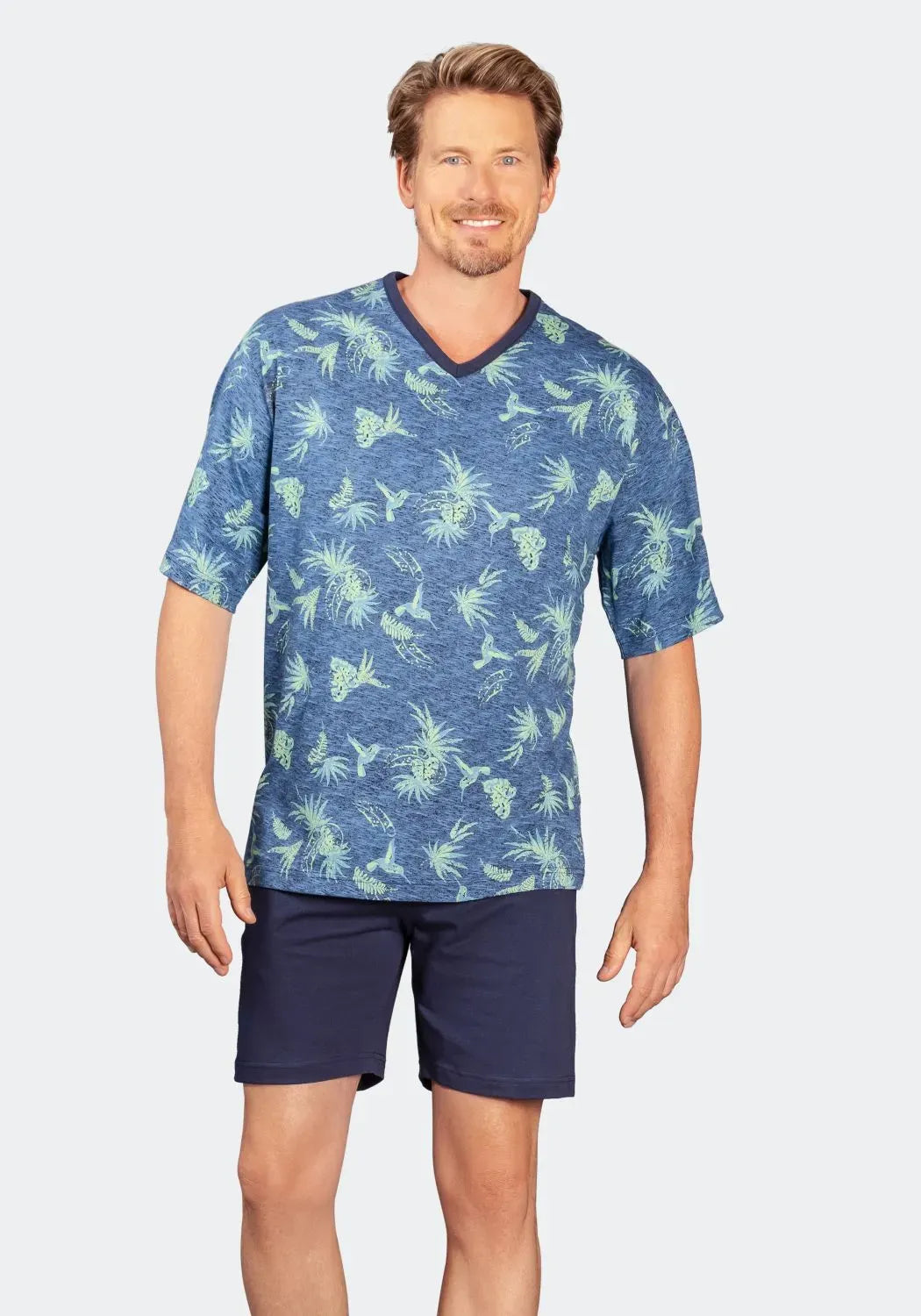Shorty Schlafanzug Premium Cotton - 53704-609-46 - Hajo Mode