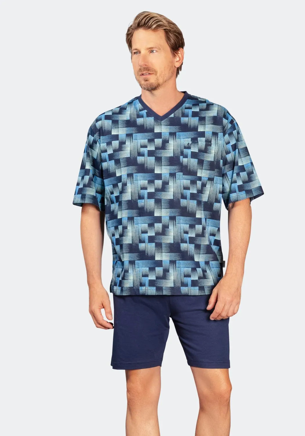 Shorty Schlafanzug Premium Cotton / Tencel - 53709-606-48 - Hajo Mode