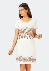 Sleepshirt bedruckt - 45640-202-44/46 - Hajo Mode