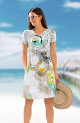 Strand-/Freizeitkleid bedruckt - 60143-263-S - Hajo Mode