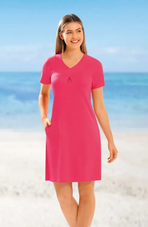 Strand-/Freizeitkleid Uni - 60136-327-M - Hajo Mode