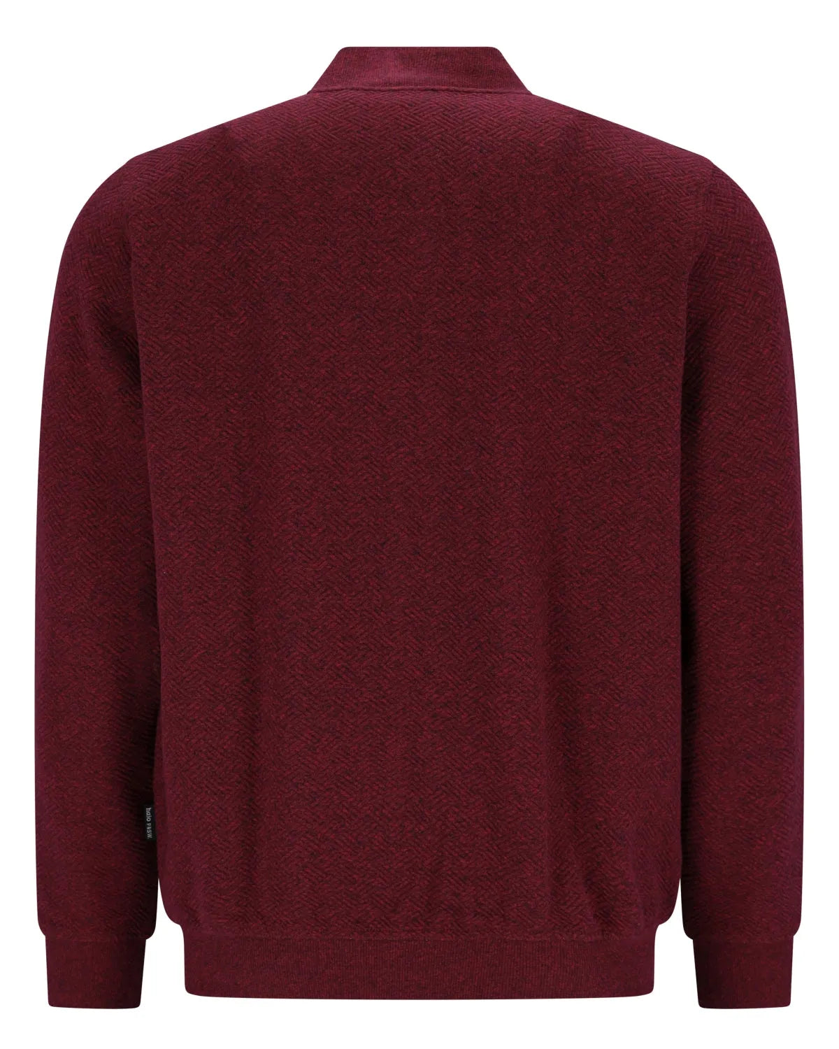 Strukturierte Sweatjacke mit Eingriffstaschen - 27643-302-48 - Hajo Mode