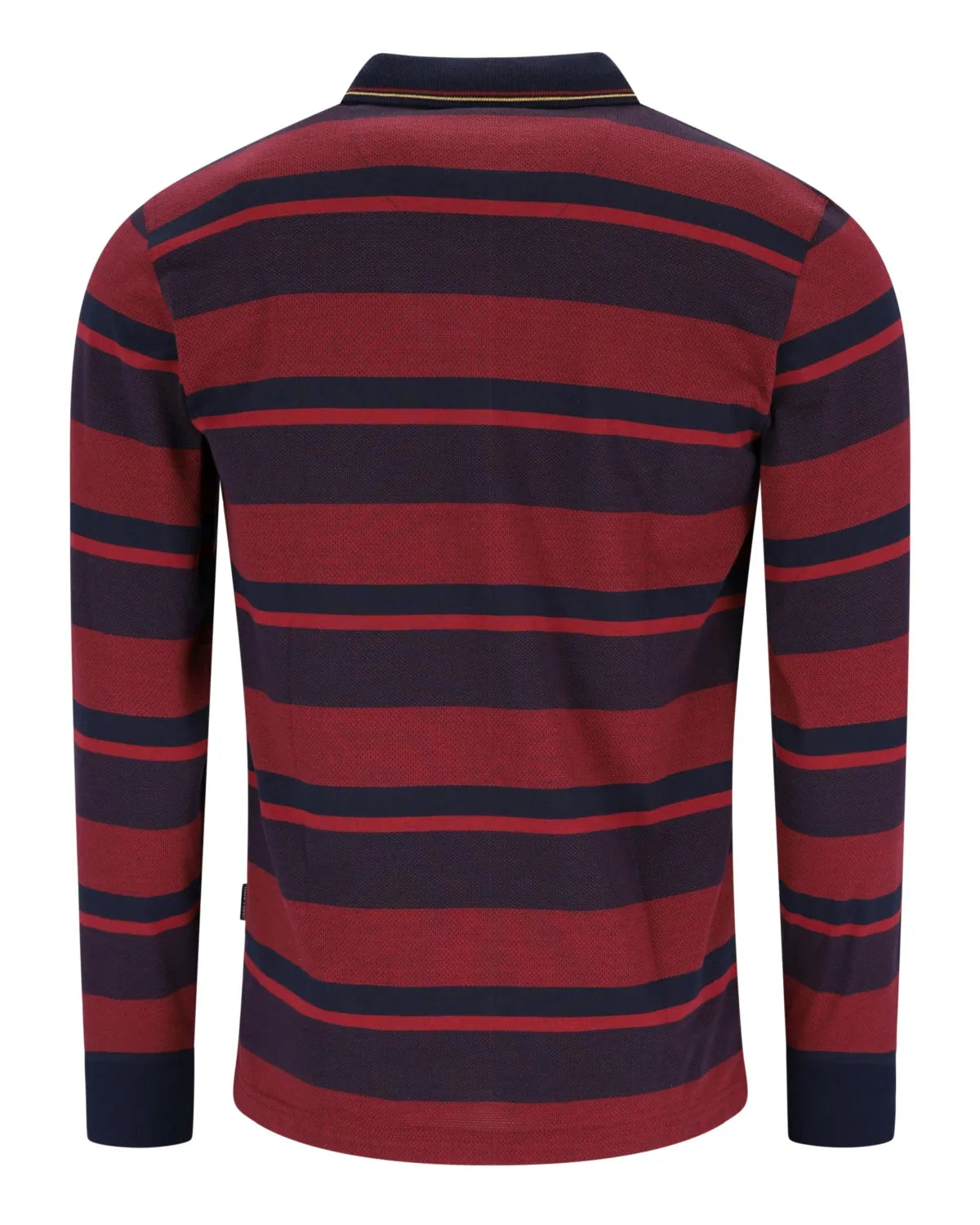 strukturiertes Poloshirt mit Flachstrickkragen - 27636-302-48 - Hajo Mode