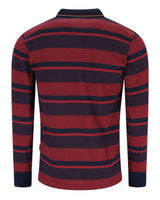 strukturiertes Poloshirt mit Flachstrickkragen - 27636-302-48 - Hajo Mode
