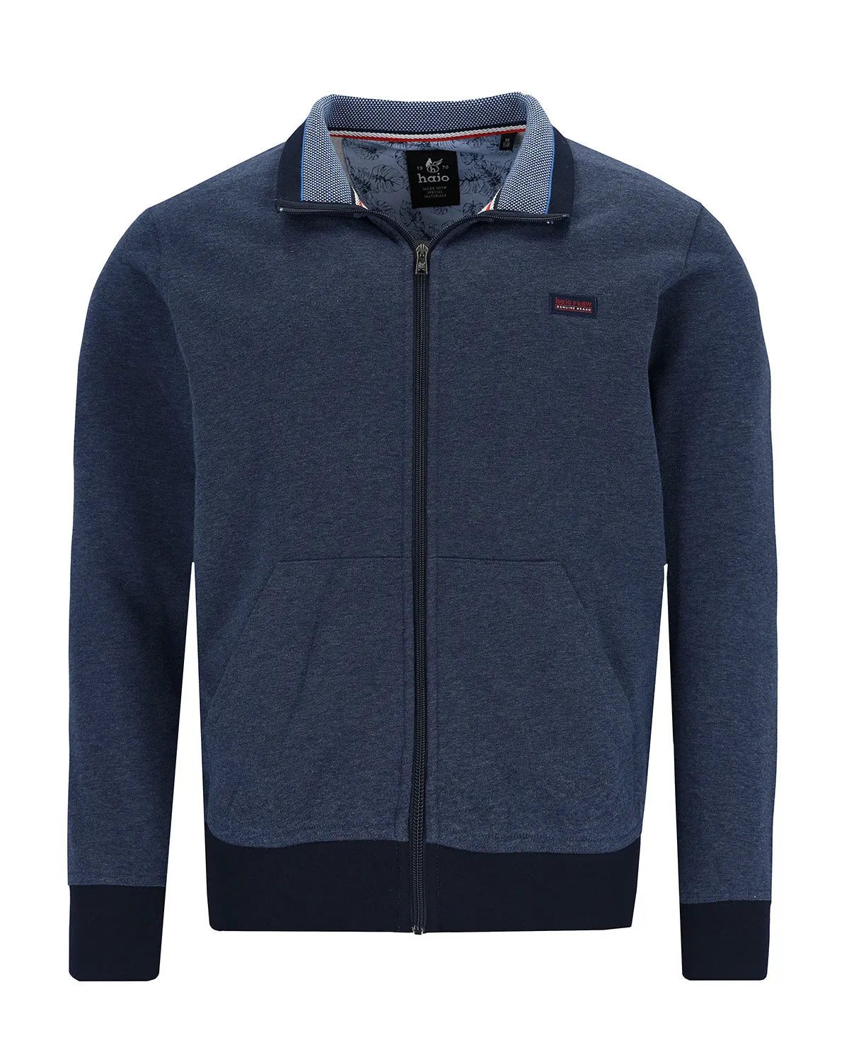 Sweatjacke mit Stehkragen - 27521-668-48 - Hajo Mode