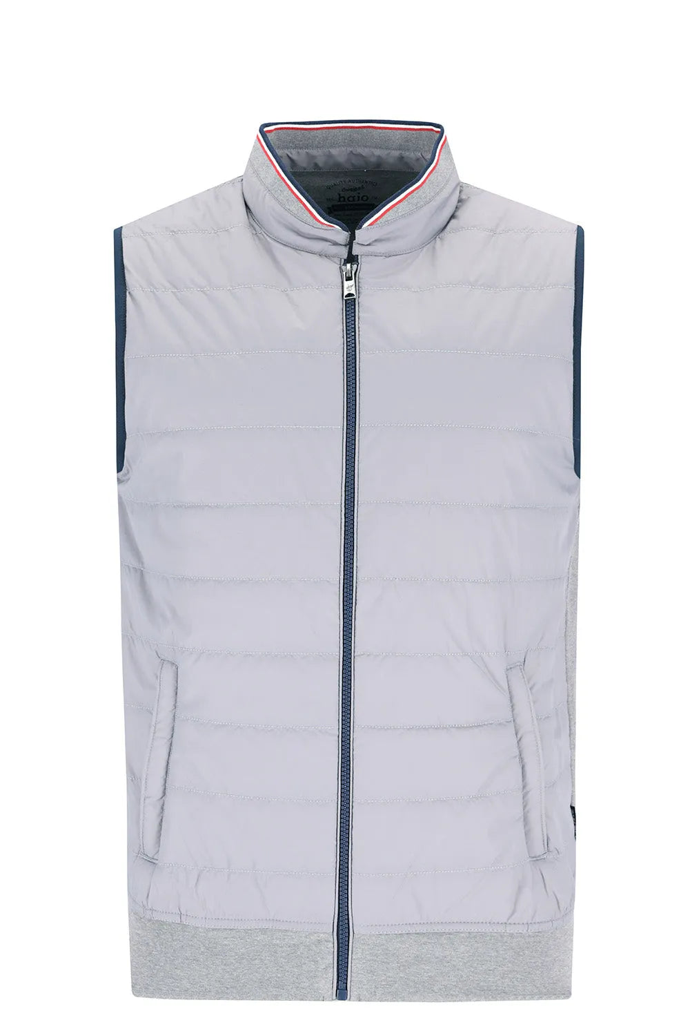 Sweatweste in Materialmix - 27382-109-48 - Hajo Mode