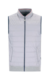 Sweatweste in Materialmix - 27382-109-48 - Hajo Mode