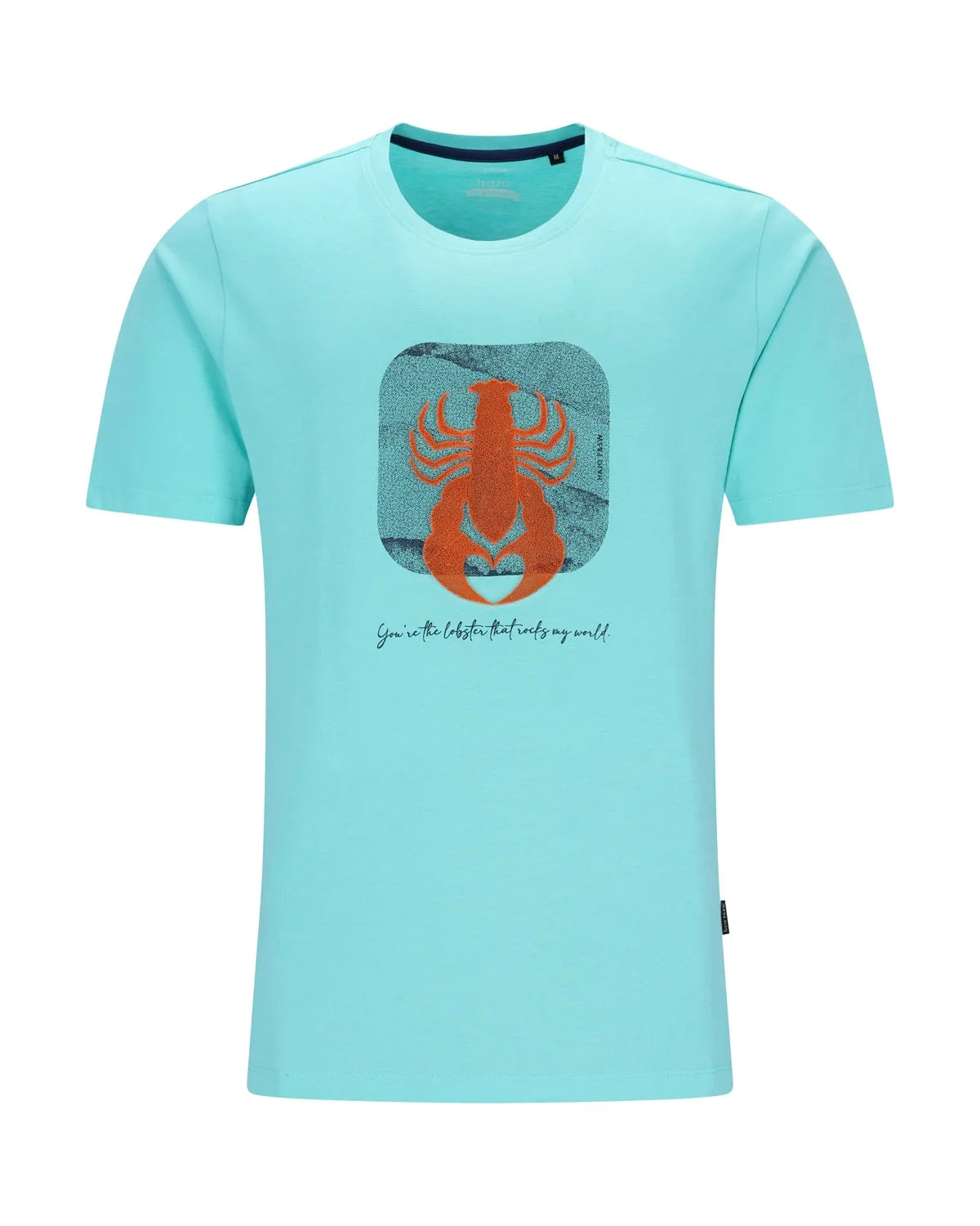 T-Shirt mit Flockprint in reiner Baumwolle - Hajo Mode
