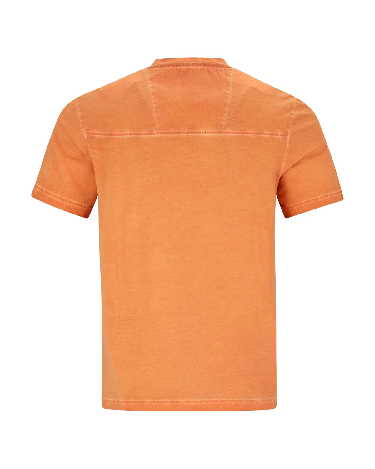 T-Shirt mit Rundhals in gewaschener Optik - Hajo Mode