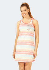 Träger Sleepshirt Klima-Komfort mit Ringelmuster - 45584-327-36/38 - Hajo Mode