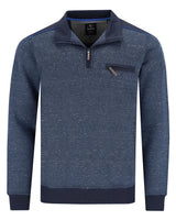 Troyer-Sweatshirt in Mouline - 27445-668-48 - Hajo Mode