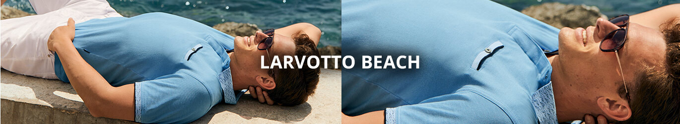 Farbwelt Larvotto Beach Banner