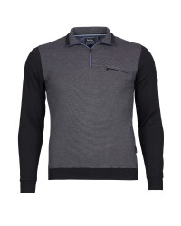 Troyer-Sweatshirt in Dessinmix