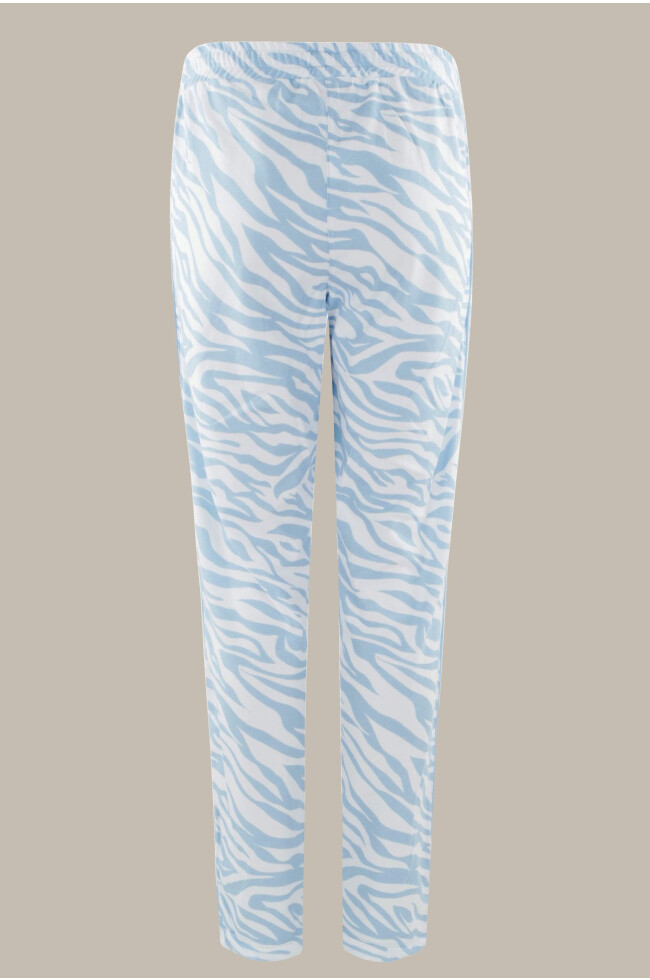 Damen Leichtsweat-Hose mit Zebraprint
