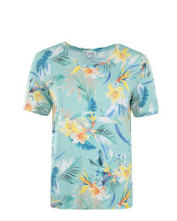 Damen Shirt Tropic-Print
